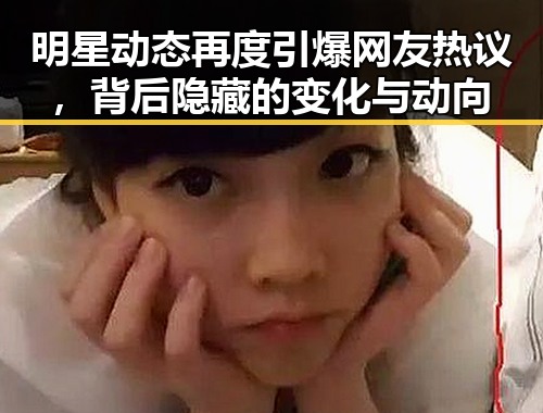 明星动态再度引爆网友热议，背后隐藏的变化与动向